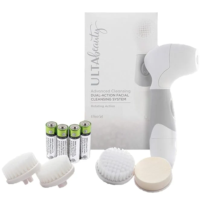 Effective ULTA Beauty Advanced Cleansing Dual-Action Facial Cleansing System and One Set Premium Material