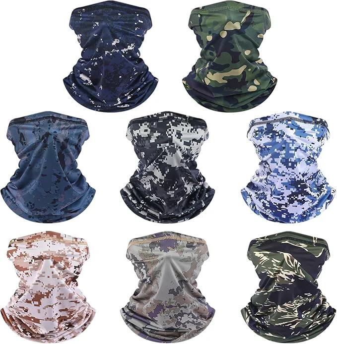High-Grade SATINIOR Summer Camo Neck Gaiter UV Protection Cooling Face Mask Sun Hood Exclusive