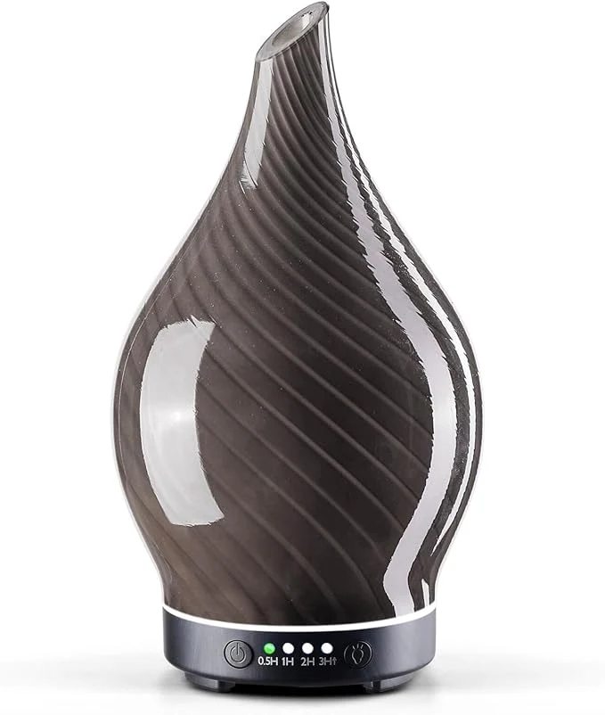 Reliable Porseme 150ml Essential Oil Diffuser Glass Color Changing Aroma Air Diffusers Trusted