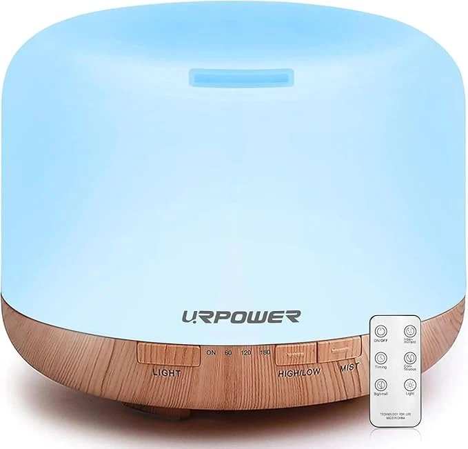 Convenient URPOWER 500ml Aromatherapy Essential Oil Diffuser Humidifier Room Decor Lighting Fast