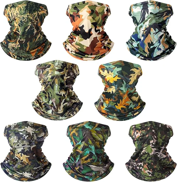 Elegant SATINIOR Summer Camo Neck Gaiter UV Protection Cooling Face Mask Sun Hood Durable