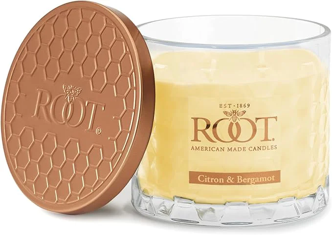 Modern Root Candles Scented Candles Honeycomb Beeswax Blend Premium Handcrafted Candle Functional