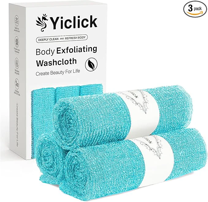 Reliable Yiclick Exfoliating Washcloth Towel Japanese Exfoliating Bath Wash Cloth Organic