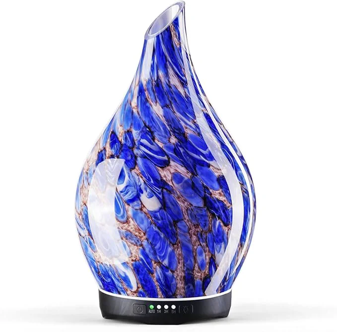 Breathable Porseme 280ml Essential Oil Diffuser Glass Color Changing Aroma Air Diffusers Selected