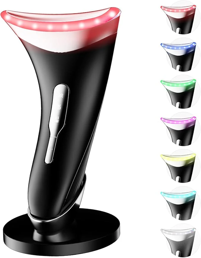 Next-Generation Dopsikn 7 Color Light Therapy Facial Massager Easy-to-Use