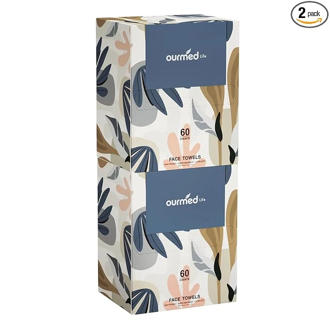Smooth Ourmed Life Face Towels Disposable Biodegradable Facial Towels Quality