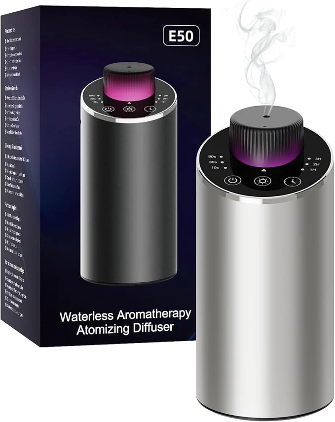 Stylish Waterless Essential Oil Diffuser Aromatherapy Scent Diffusers Breathable