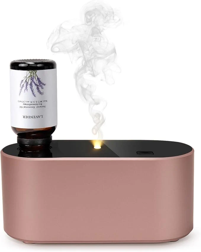 Green Lecdura Waterless Diffuser for Essential Oil Battery Operated Scent Air Expertly Made