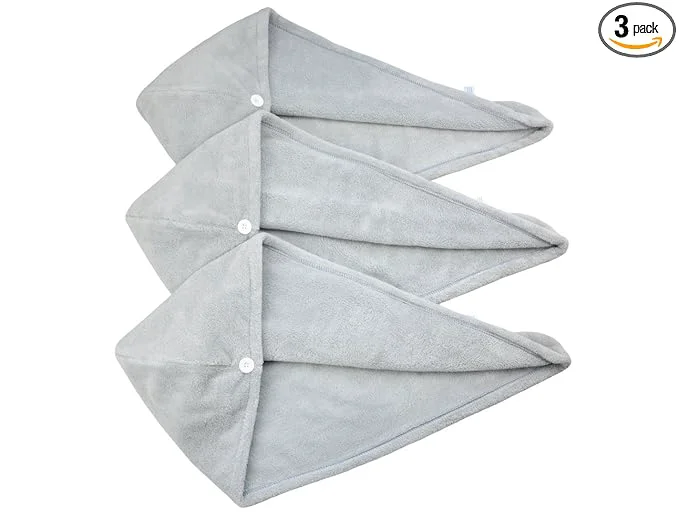Clean HOPESHINE Women's Soft Shower Hair Towel Twist Hair Turban Wrap Drying Cap Prestigious