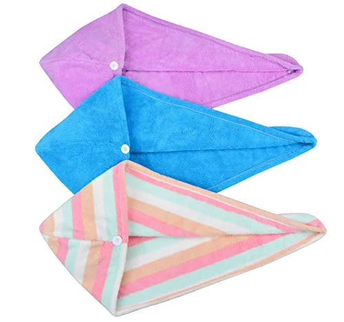 Genuine HOPESHINE Hair Drying Towel Twist Microfiber Towels Carefully Designed
