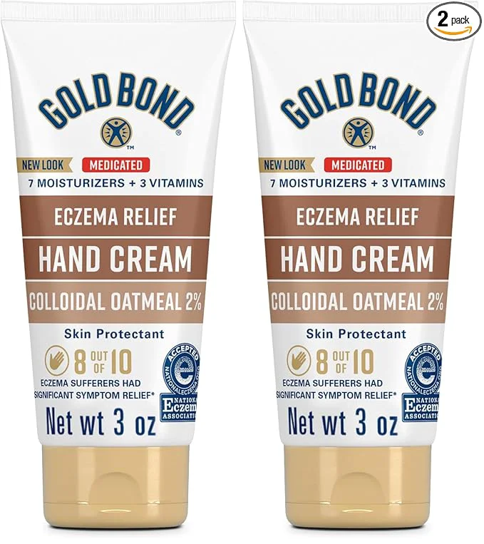 Traditional Gold Bond Hand Cream for Eczema Relief Skin Protectant Cream Green