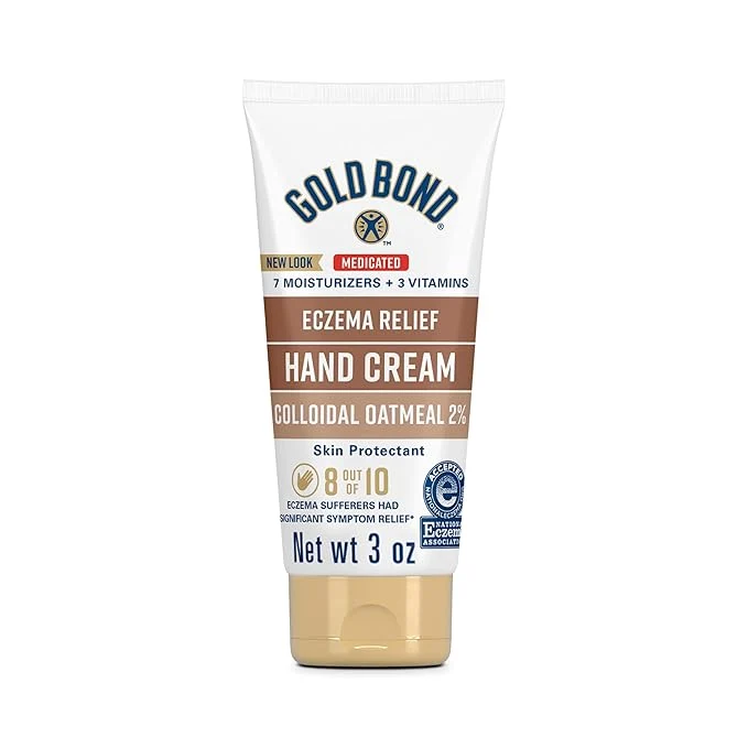 Premium Material Gold Bond Medicated Eczema Relief Hand Cream 3 oz. Skin Protectant Cream High-Quality