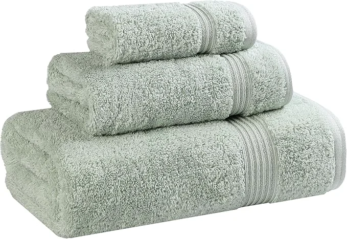 High-Quality Superior Egyptian Cotton 3-Piece Towel Set Basic Towels Trusted