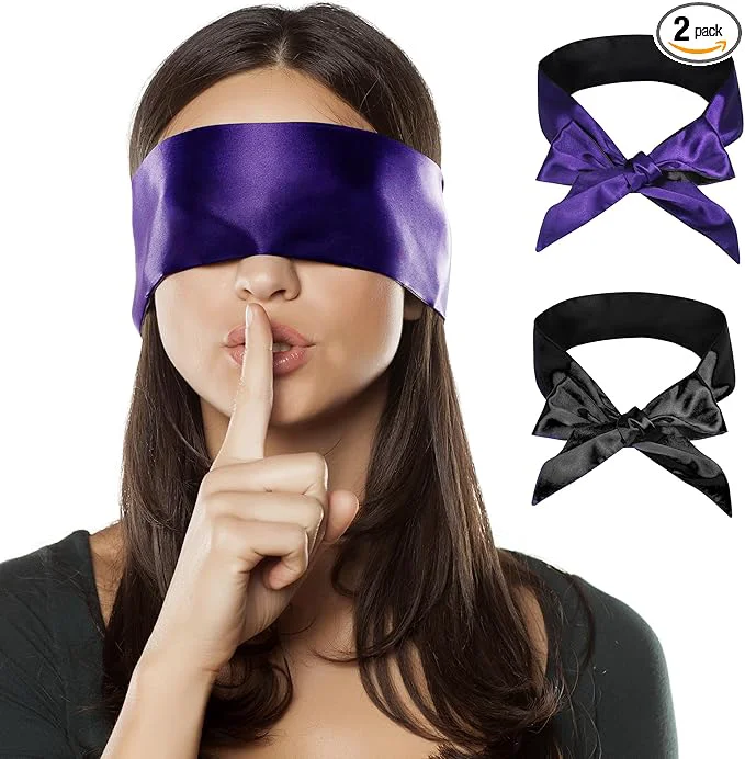 Responsible FRESHME 2pc Satin Blindfold Sleep Mask Smart