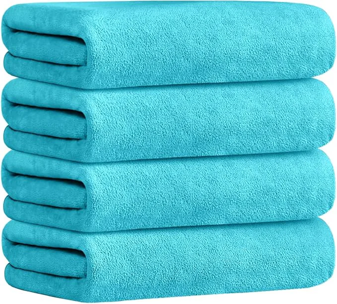 Innovative JML Bath Towel Microfiber Bath Towels Set 4 Pack Stylish