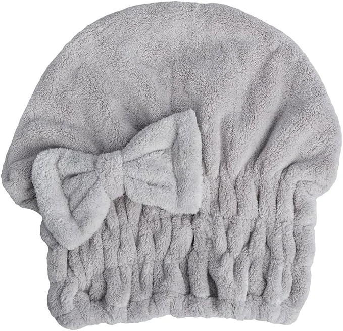 High-Performance HOPESHINE Microfiber Hair Towel Cap Convenient