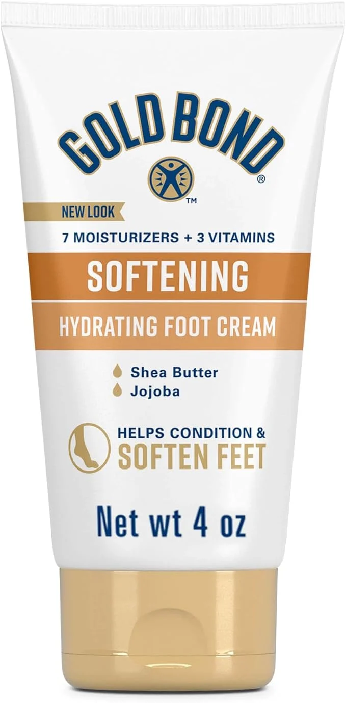 Classic Gold Bond Softening Foot Cream 4 oz. Foot Lotion Fashionable
