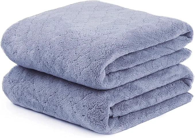 Pure JML Microfiber Bath Towels Ultra Soft Super Absorbent Fast Drying No Fading User-Friendly