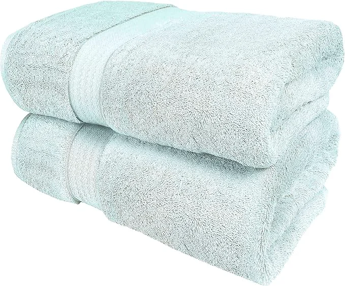 Crafted GLAMBURG 700 GSM Premium Oversized Extra Large Cotton Bath Sheet 35x70- Long-Lasting