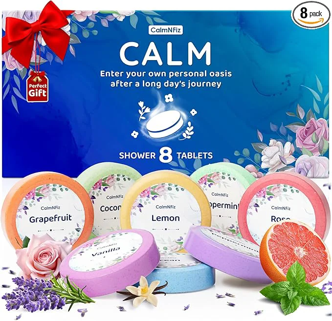 Professional CalmNFiz Shower Steamers Aromatherapy 8 Pack – Gifts Efficient