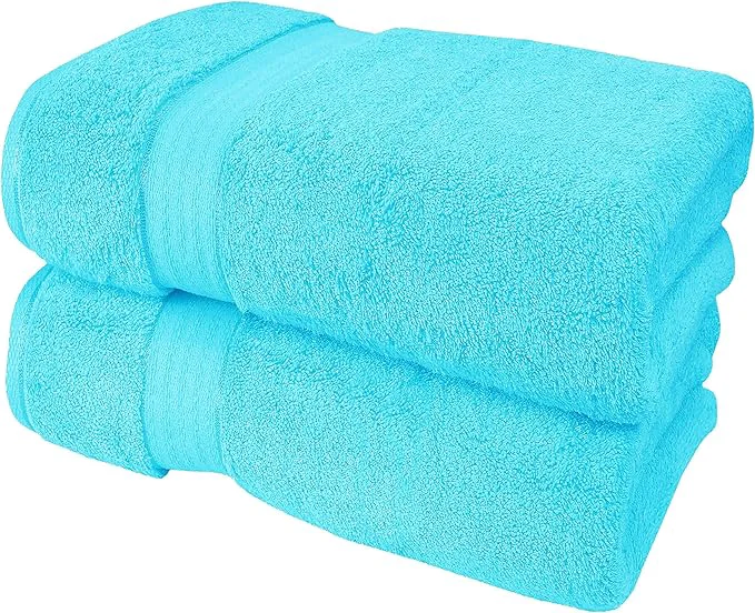 Original GLAMBURG 700 GSM Premium Oversized Extra Large Cotton 2 Pack Bath Sheet Versatile