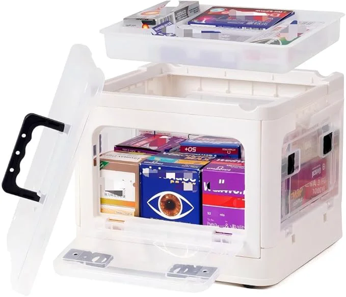 World-Class HEY FOLY 22qt Medicine Organizer Storage Box Artisan