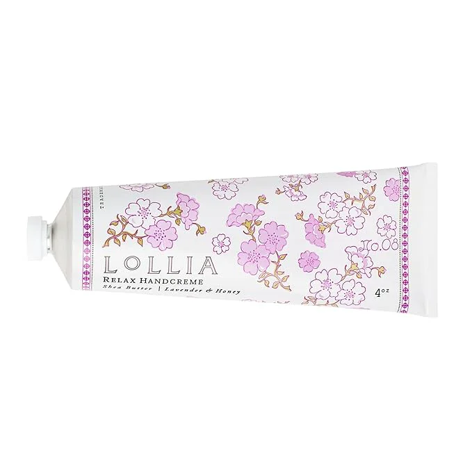 Trendy LOLLIA Relax Handcreme 4 oz Sugar Cane Vanilla Bean Jasmine Scented Hand Prestigious