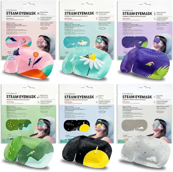 Premium Material Steam Eye Mask for Dry Eyes and Puffiness Fast Relief Disposable Self Heating Excellent