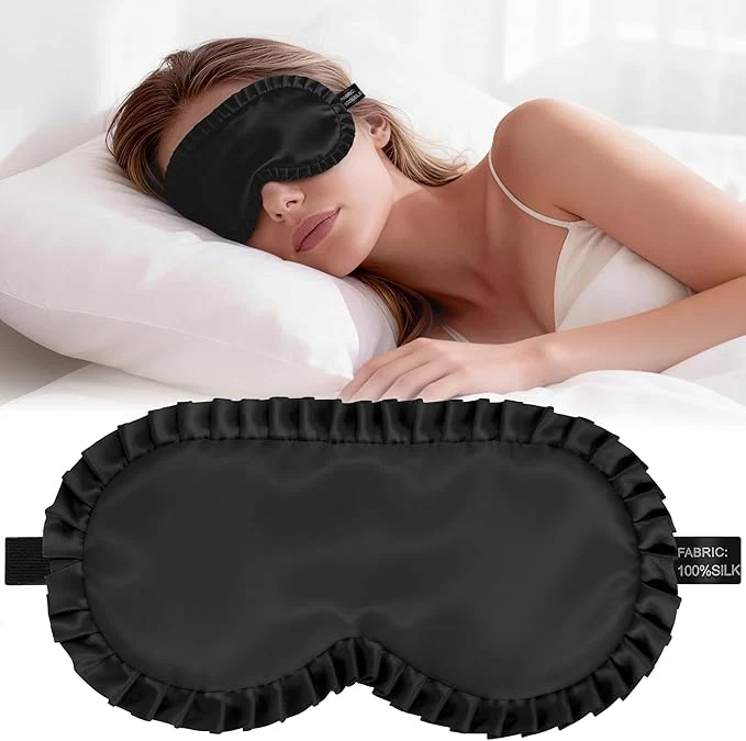 Contemporary Silk Sleep Mask for Women Mulberry Silk Eye Mask All-Silk Filled Trusted