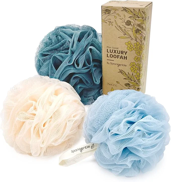 Flexible Spongentle Shower Loofah Bath Sponge Body Scrubber Clean
