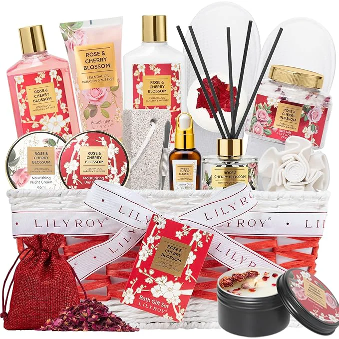 Breathable 17Pcs Mothers Day Gift Basket Gifts Certified