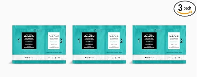 Efficient AvryBeauty Gel-Ohh Jelly Spa Bath 3 Pack Pearl Glow Clean Scented Aloe Secure