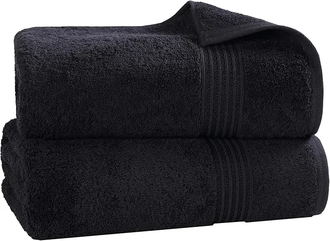 Premium Superior Egyptian Cotton 2-Piece Bath Sheet Towel Set Oversized Body Towels Easy-to-Use