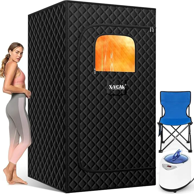 Innovative X-Vcak Upgraded Portable Sauna for Home，Relaxation Steam Sauna for Home Durable