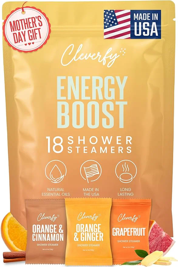 Smart Cleverfy Citrus Shower Steamers Aromatherapy Recyclable