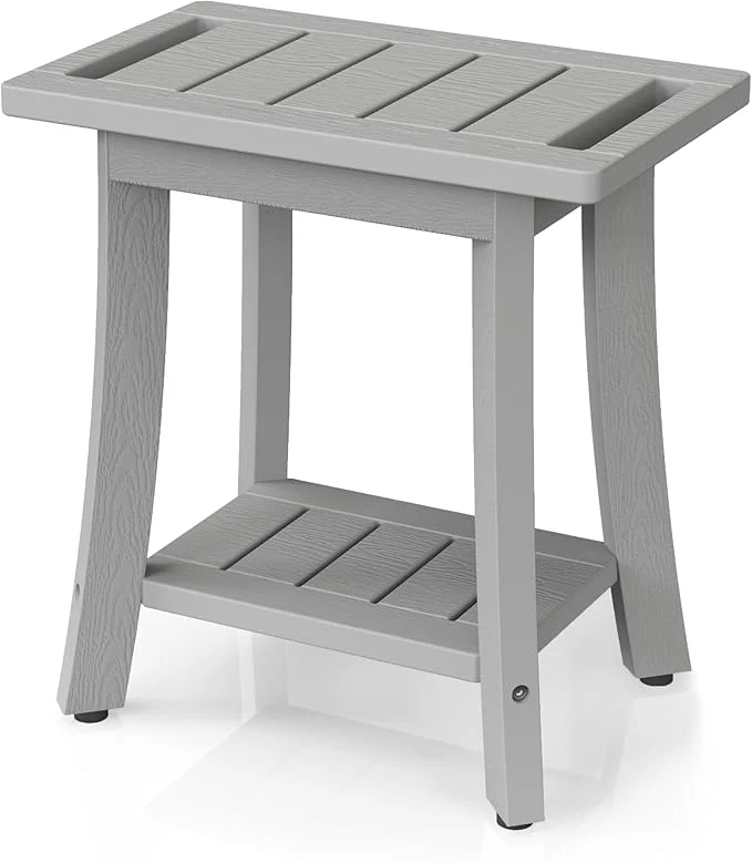 Smooth HIPS Shower Bench Inside Shower Stool Advanced