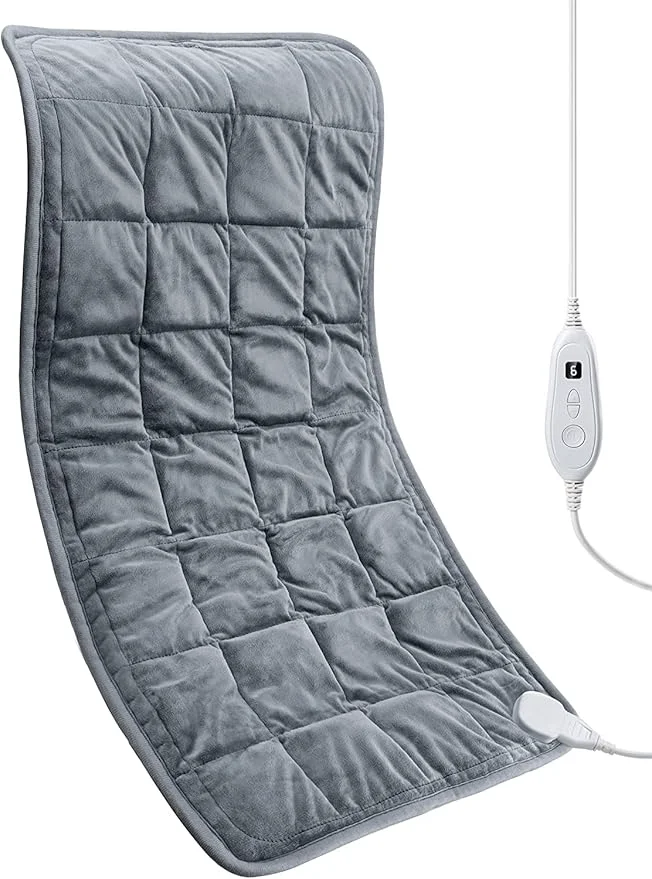 Elegant Weighted Heating Pad 17''x 33 XXXL Electric Heating Pad Professional