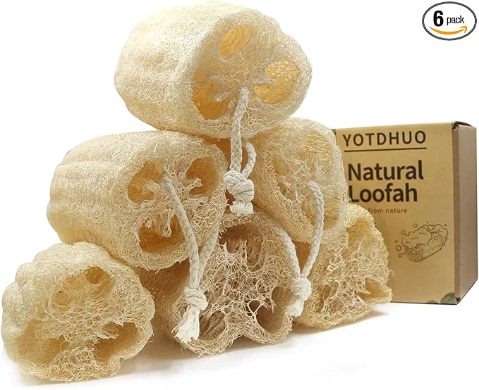 Fine Crafted Natural Luffa Sponges Exfoliating Body Scrubber Organic Loofah Unveil Your Official