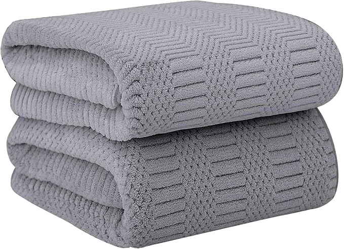 Convenient JML Bath Towels Set of 2 Large Microfier Body Towel Classic