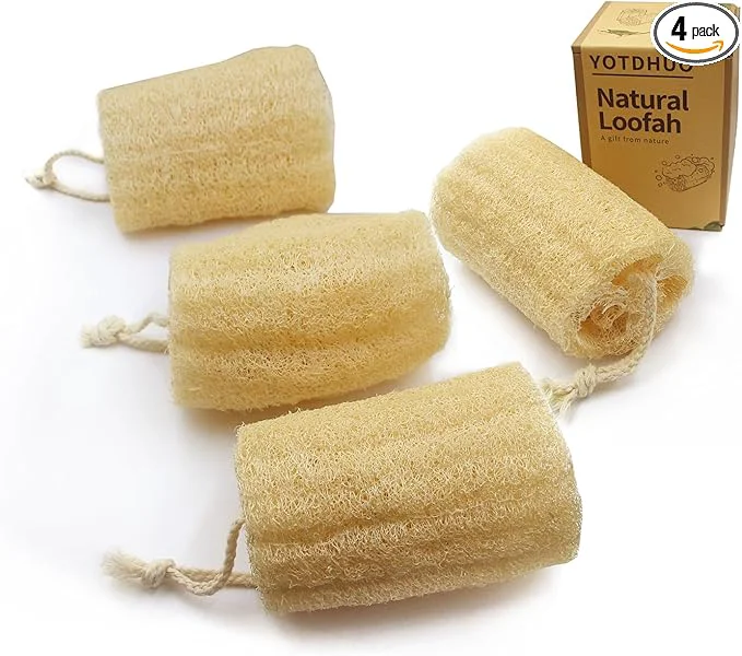 User-Friendly 4.7 Natural Loofah Exfoliating Body Scrubber Luffa Sponge Pure