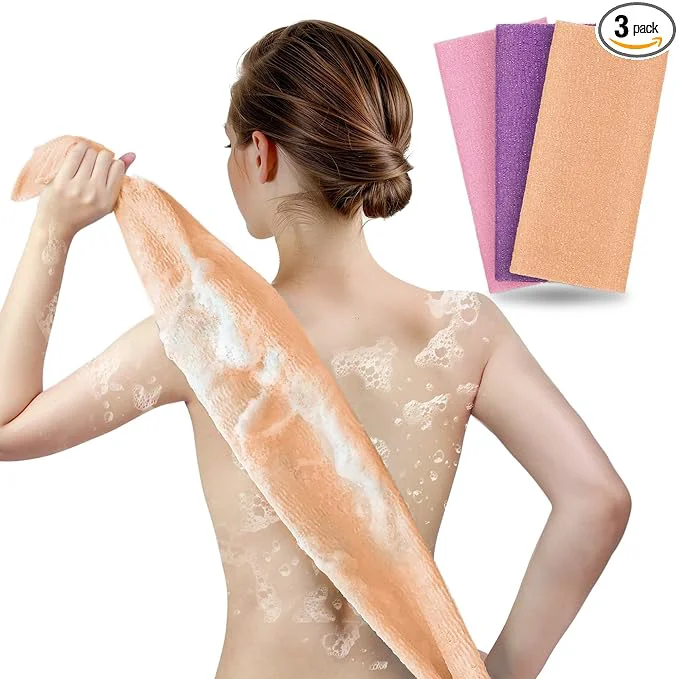 Innovative ARCH M 3-Pack Premium Nylon Exfoliating Towel Reusable