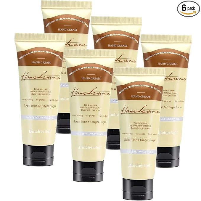 Casual DincherBel 6 Pack Travel Size Hand Cream Set - 1 oz Moisturizing Lotion Expertly Made