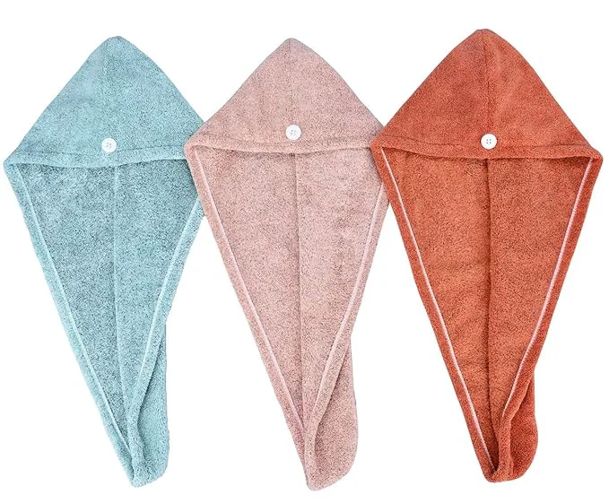 HOPESHINE Hair Towel Twist Microfiber Women's Soft Shower Towels Specialty