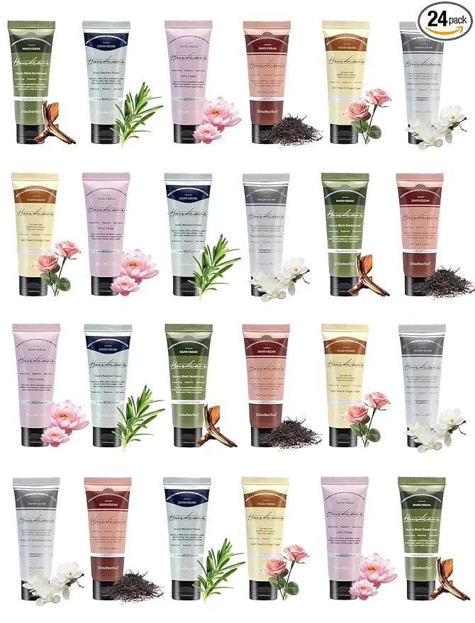Verified DincherBel 24 Pack Hand Cream Set Clean