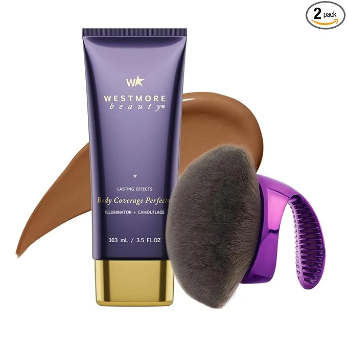 Classic Westmore Beauty Body Coverage or x Blend Blur Body Brush Kabuki Brush Refined