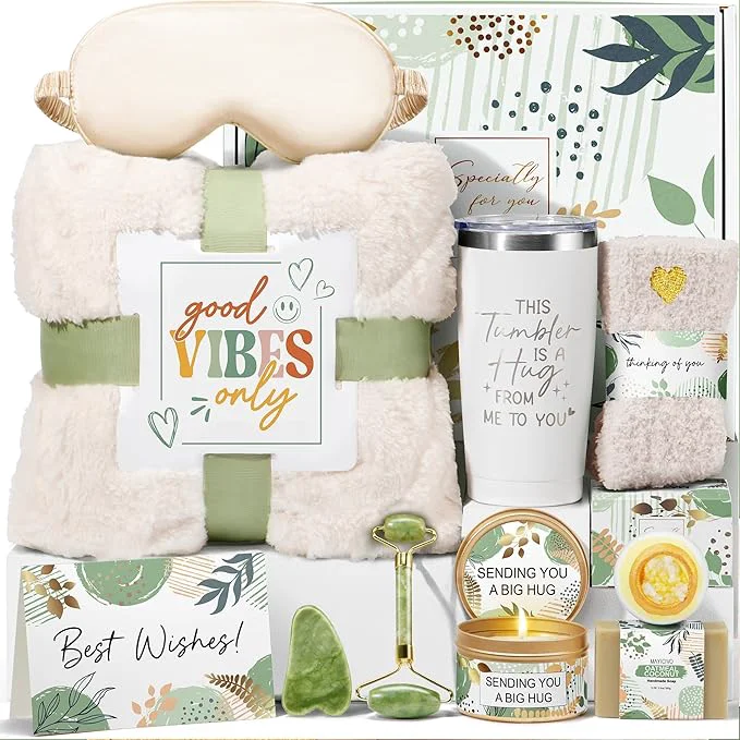 Breathable Self Care Get Well Soon Gift Baskets Outstanding