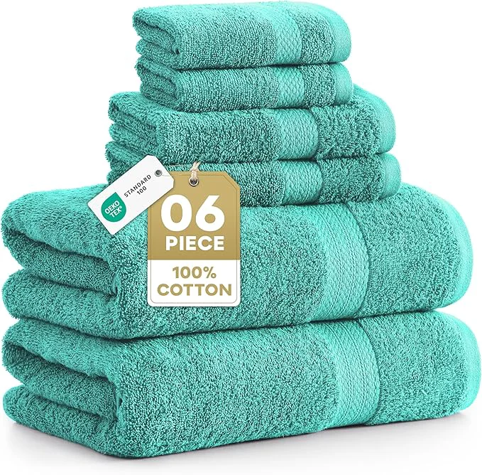 Versatile LANE LINEN Cotton Bath Towel Set Excellent