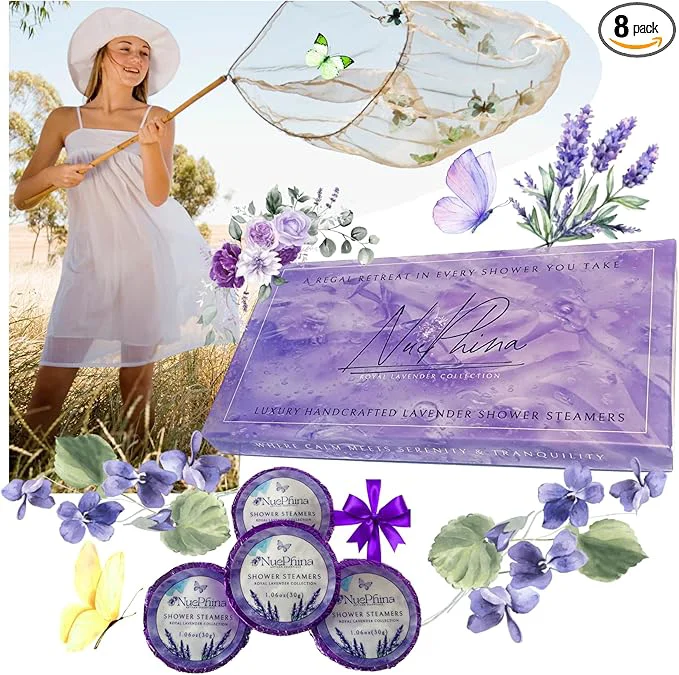 Fine Crafted Luxury Lavender Shower Steamers The Premium Mother s Day Gift. Natural Official