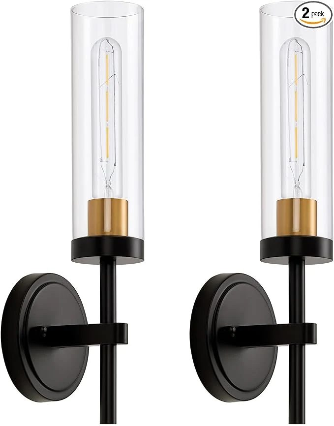 World-Class Hardwired Wall Sconces Set of Two Modern Farmhouse Wall Mount Lights First-Class
