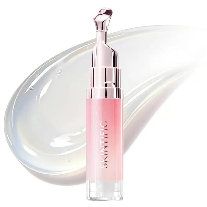 Consistent SKINTIFIC Peptide Brightening Lip Serum Hydrating Plumping Tinted Lip Gloss Superior